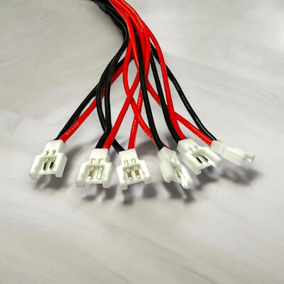 ✅ Walkera Molex 2Pin 1 a 6 Y Cable Splitter Distribuidor Lipo Batería + JST Plug - Imagen 1 de 4