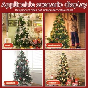 4/5/6/7/8FT Artificial Christmas Tree, Christmas Holiday Party Pencil Tree - Picture 1 of 18