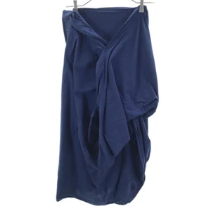Yohji Yamamoto 80s Made in Japan Old Long length skirt S Navy Women - Picture 1 of 7