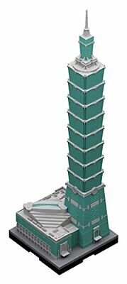Geocraper Wahrzeichen Einheit Taipei 101 1/2500 Maßstab Abs-Made Bemalt Modell • 74.42€