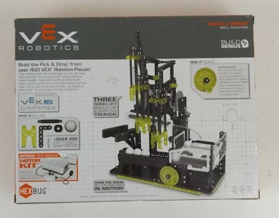 Vex Robotics Construction Set Pick & Drop Ball Machine Hexbug Puzzle 400 Pieces  - Image 1 of 4