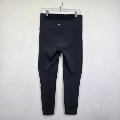 Lululemon Rogue Renegade Tight Leggings Womens 10 Black High Rise Performance - Image 1 of 4