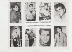 ARCHIVO DE TARJETA DE EXHIBICIÓN FABIAN ARCADE 8X10 SET DE ARTISTAS DE GRABACIÓN DE FOTOS 1961 - Imagen 1 de 2