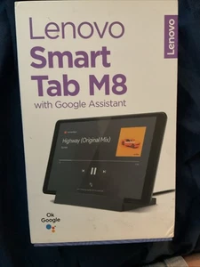 Lenovo Smart Tab M8 32GB 8-inch Tablet Iron Gray with Google Assist. New In Box - Picture 1 of 2