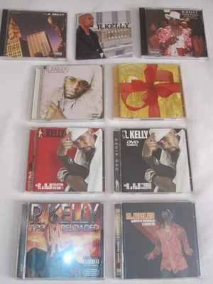 R. Kelly Ultimate Album Compilation Single Collection 9 CD/DVD Lot + 1 FREE DVD - Image 1 of 4