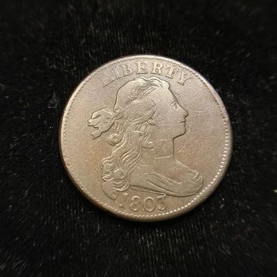 1803 S253 R2 Small Date/Sm Fraction Draped Bust Large Cent Ch.VF 1c MAKE OFFER - Image 1 of 4