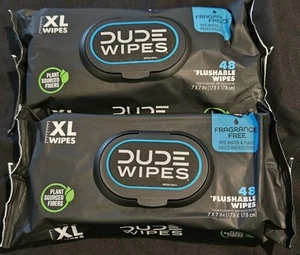 DUDE Wipes - Spültücher - 2er Pack, 144 Tücher - unparfümiert extra groß Erwachsene - Bild 1 von 3