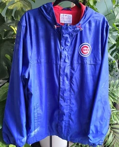 VTG Chicago Cubs GIII Sports By Carl Banks RARE Windbreaker MLB Genuine Merch XL - Picture 1 of 19