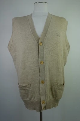 Paul & Shark Sweater Cardigan Sleeveless Man XL Sweater Man Italy Wool - Image 1 of 4
