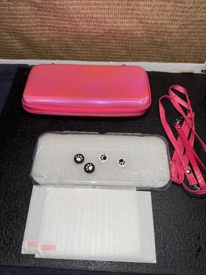 Funda protectora de pantalla para viaje Nintendo Switch rígida rosa Foto 1 de 4