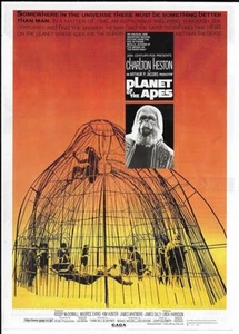 1968 PLANET OF THE APES Original Japanese B5 Movie Flyer Poster Japan Import - Picture 1 of 2