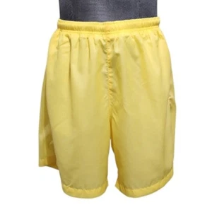 Nike Men's Lined Yellow Nylon Swim Trunks Embroidered (XL) - Picture 1 of 9