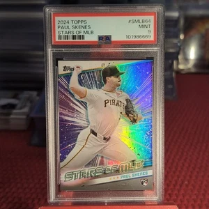 2024 Topps Update Series - Stars of MLB - Paul Skenes (RC) - PSA 9 - Picture 1 of 5