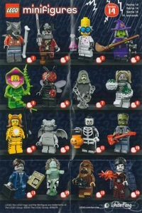 Lego Minifigur Serie 14 komplett fabrikversiegelt vorsortiert 6100806 - Bild 1 von 3