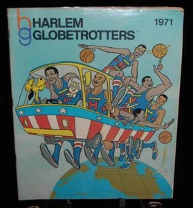 HARLEM GLOBETROTTERS 1971 PROGRAMM CENTERFOLD INTAKT TOP ZUSTAND R09 - Bild 1 von 3