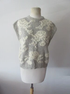 BRUNELLO CUCINELLI 棉聚酰胺刺绣印花毛衣背心 ML — 第 1/4 张图片