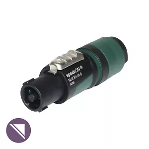 Neutrik NL4FXX-W-S 4-Pole SpeakON Locking Line Connector - Picture 1 of 2