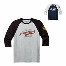 Alpinestars - Script Raglan Sleeve Premium Tee T-Shirt - Black/Heather Gray/Navy