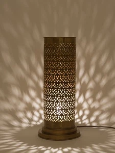 Table Lamp - Moroccan Table Lamp Moroccan Table Brass Light Handmade - Picture 1 of 3