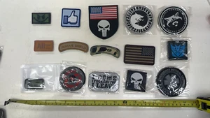 15 Stck./Menge zufälliger Mix hochwertige Patches Mode USA - Bild 1 von 1