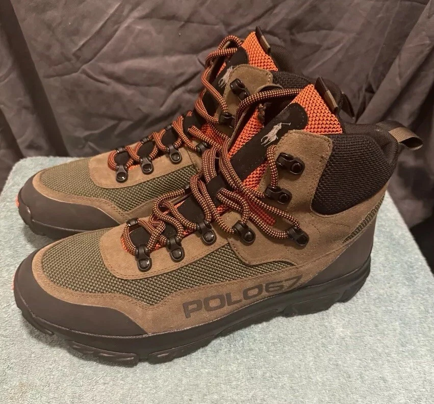 Polo Ralph Lauren Adventure 300 Mid Men’s Boots Green Size 14 NWOB - Image 1 of 4