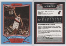 2008-09 Bowman Draft Picks & Stars Blue /499 LaMarcus Aldridge #84
