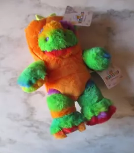 Build A Bear Mini Rainbow Frog 9" Plush- Orange Carrot Costume - Picture 1 of 8
