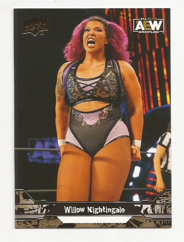 2023 Upper Deck AEW Wrestling Willow Nightingale Gold Parallel Card #39 - Image 1 of 1