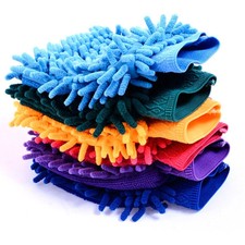 Fiber Large Gloves Super Soft Microfiber 1 Pcs Mitt Chenille Wash Cleaning Car