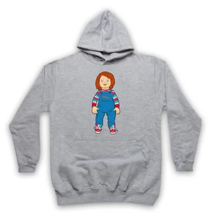 CHUCKY CHILD'S PLAY DOLL POSSESSED GOOD GUY HORROR FILM ADULTS UNISEX HOODIE - Picture 1 of 11