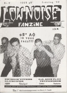 Punk Fanzine Low Noise Nr.8 Frühling 1998 Altötting Swingin Utters Trypanosom - Imagen 1 de 1