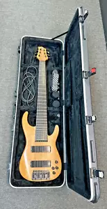 Custom 6 string Bass Guitar with Alembic Pickups And Hard Case - Picture 1 of 15