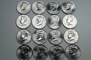 2001 2002 2003 2004 2005 2006 2007 2008 PD uncirc Kennedy Half Set 2001-2008 - Bild 1 von 6