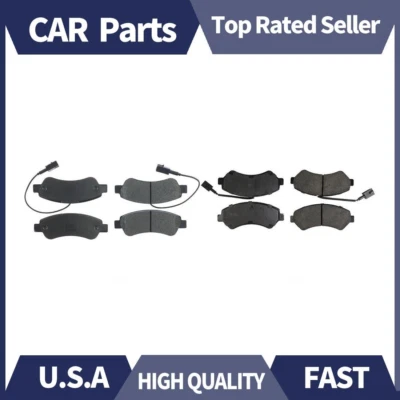 Pastillas de freno delanteras y traseras para Ram ProMaster 1500 2019 2017 2016 2014 2015 Foto 1 de 4