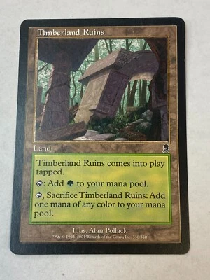 Timberland Ruins -  Magic the Gathering MTG odyssey Single Card - Image 1 of 2