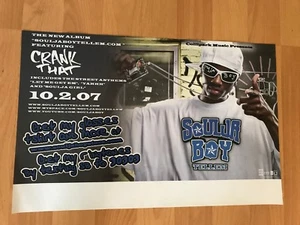 Rare SOULJA BOY Tell Em 17" x 11" Crank That Promo Poster Hip Hop Rap SNL Dr=ake - Picture 1 of 2