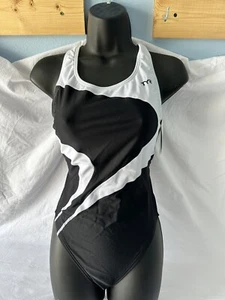 TYR Womens Alliance T-Splice MALIT1A Black Racerback Maxfit Swimsuit Size 38 - Picture 1 of 4