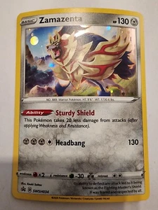 Zamazenta SWSH034 SWSH: Sword & Shield Promo Cards Holo Pokémon TCG - Picture 1 of 2