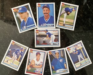 Toronto Blue Jays-Topps 40 Years Of Baseball- 8 Card Lot W/1 USA Team Draft Pick