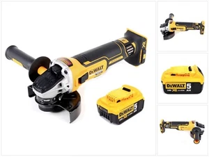 DeWalt DCG 405 N Akku Winkelschleifer 18 V 125 mm Brushless + 1x Akku 5,0 Ah - Bild 1 von 5