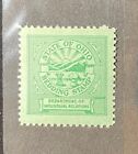 Ohio State Revenue - Bedding Tax #BD3a - OG - MNH - green on light green - OH