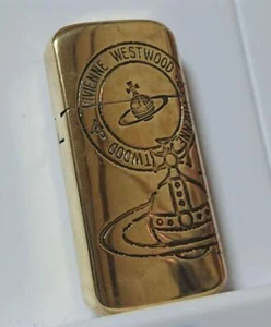 Vivienne Westwood Oil Lighter Gold Color Super Rare!! - Picture 1 of 7