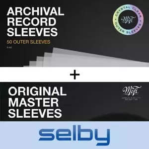 MoFi 50 Record Inner Sleeves PLUS 50 Outer Sleeves bundle Mobile Fidelity - Picture 1 of 5