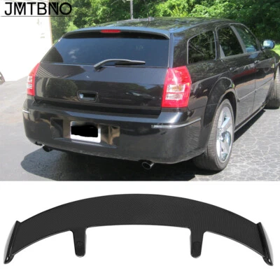 For 2005-2008 Dodge Magnum RT SXT Carbon Fiber Rear Roof Spoiler Wing Universal — 第 1/4 张图片
