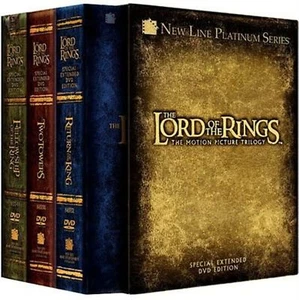 THE LORD OF THE RINGS All 3 Films Extended Edition 12 Discs Box Sealed UK R2 DVD - Picture 1 of 12