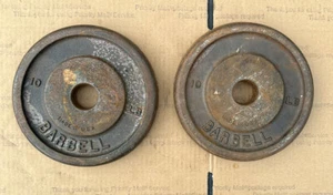 Placas de peso de tamaño estándar BARBELL de 2-10 libras (20 libras de peso total) - Imagen 1 de 2
