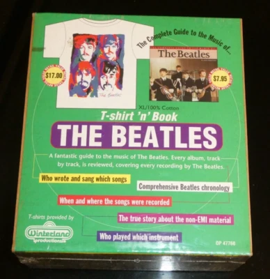 Vintage The Beatles Winterland Shirt Size XL Single Stitch Tee T-Shirt+Book NIB! - Image 1 of 3