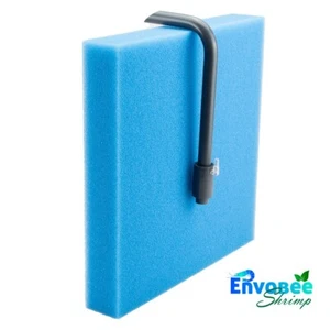 Aquarium Bio Sponge Filter Set Poret® 31x30x5cm Media shrimp fish Foam HMF - Picture 1 of 4