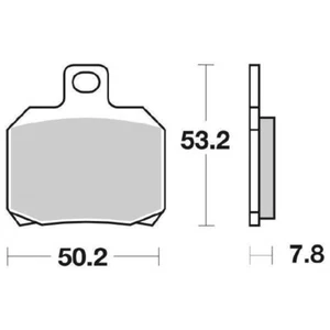 DUCATI Sport / Sport H.F. 620 2003-2004 BRAKE PADS SBS 730LF - Picture 1 of 7