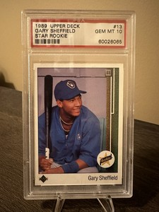 Gary Sheffield 1989 UPPER DECK Star Rookie PSA 10